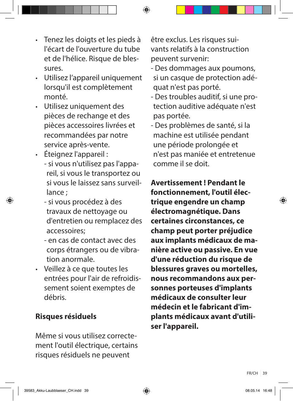 Florabest FLBA 18 A1 User Manual | Page 39 / 84