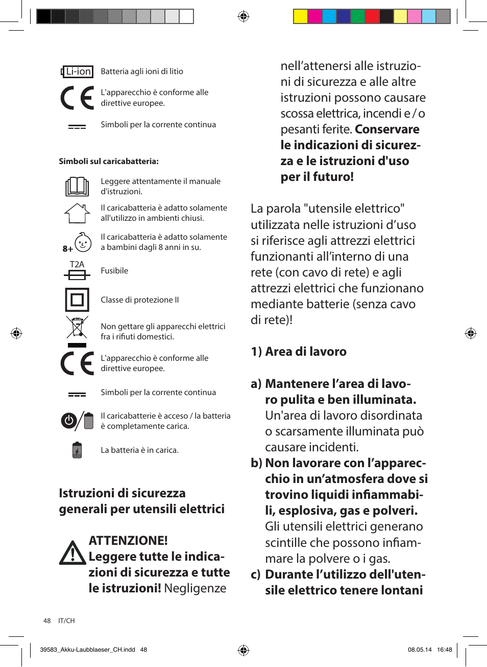 Florabest FLBA 18 A1 User Manual | Page 48 / 84