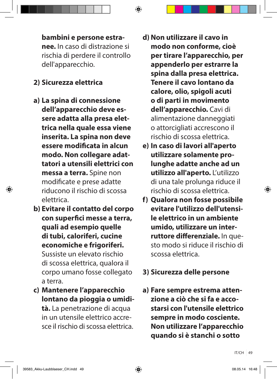 Florabest FLBA 18 A1 User Manual | Page 49 / 84