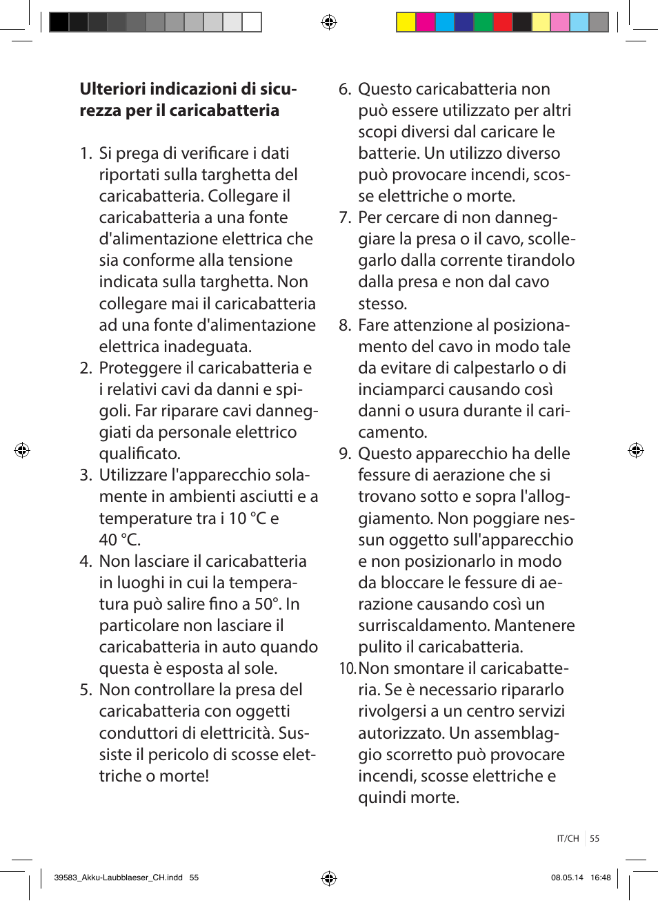 Florabest FLBA 18 A1 User Manual | Page 55 / 84