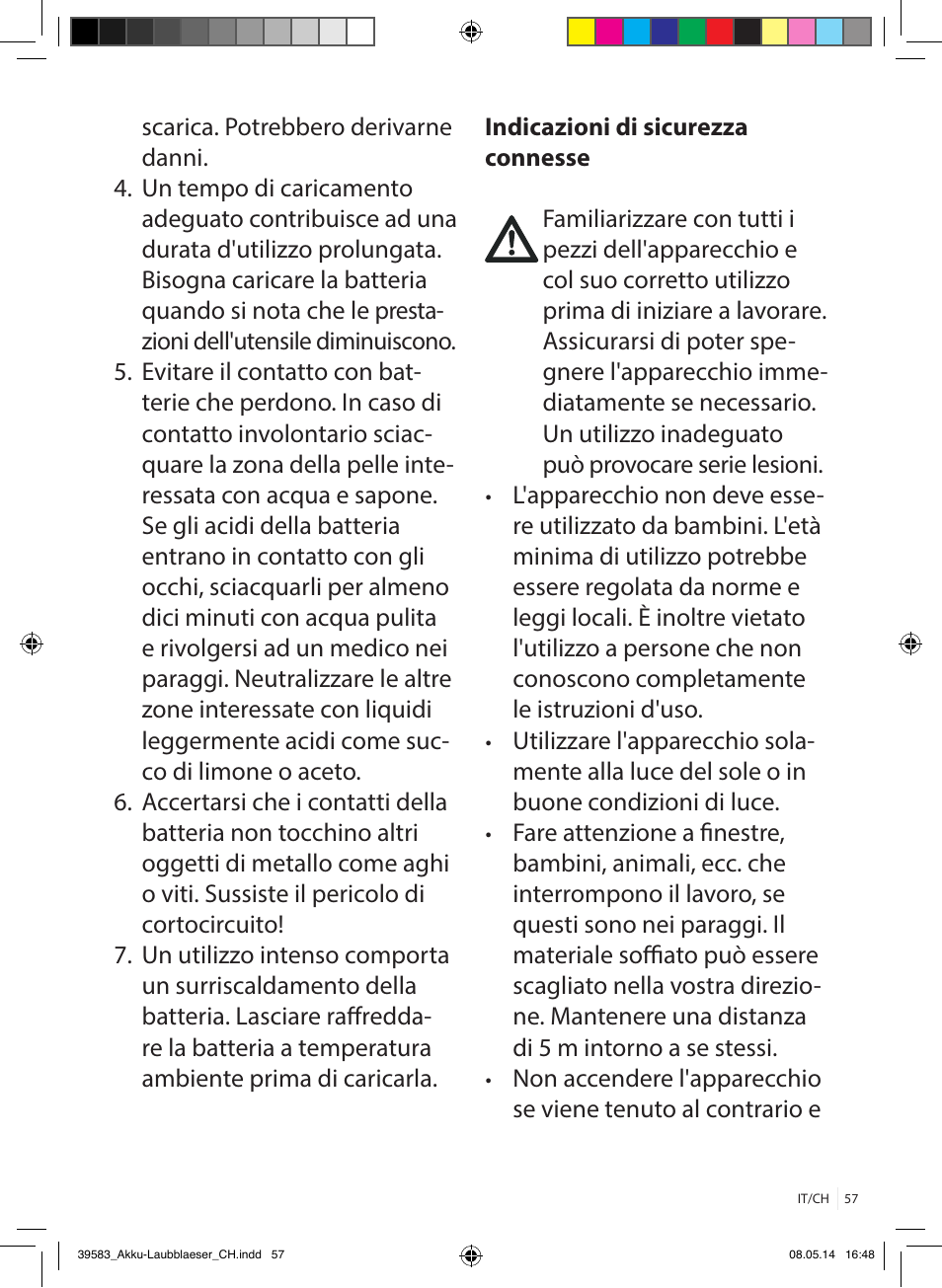 Florabest FLBA 18 A1 User Manual | Page 57 / 84