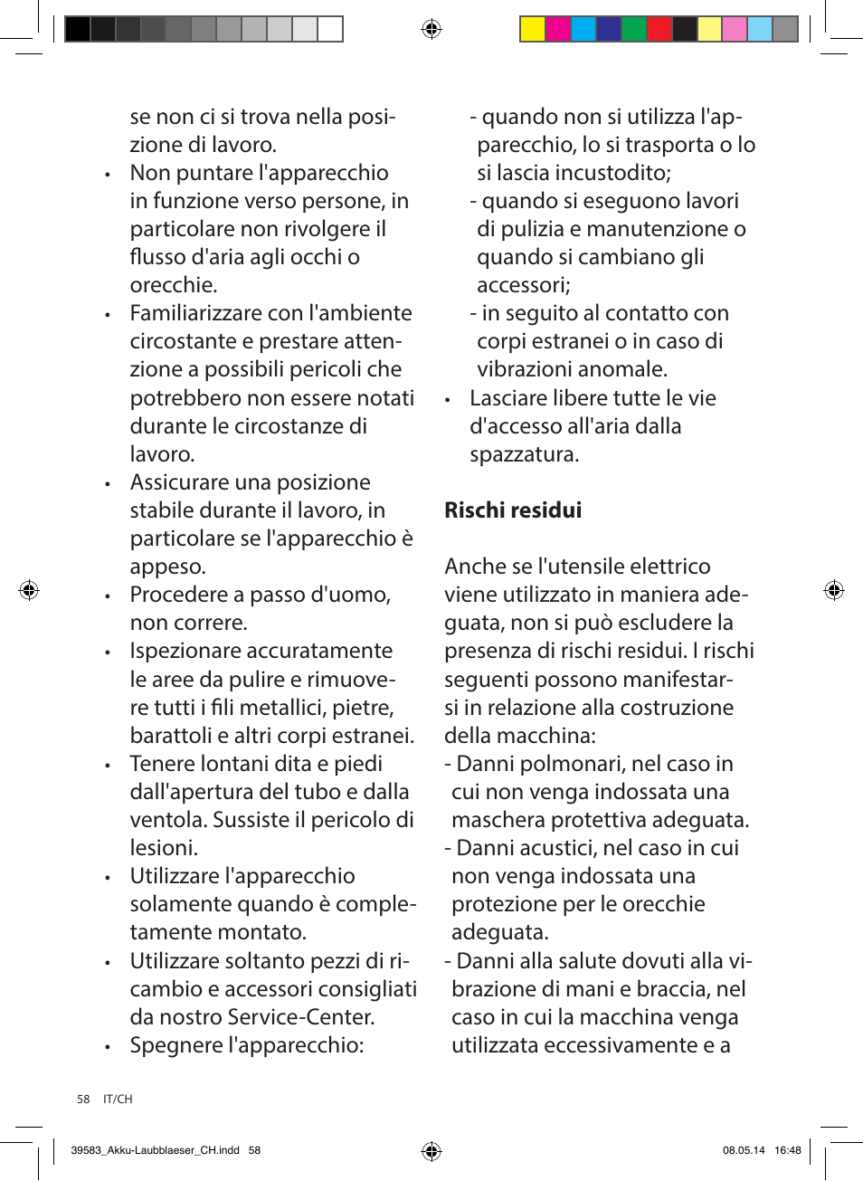 Florabest FLBA 18 A1 User Manual | Page 58 / 84