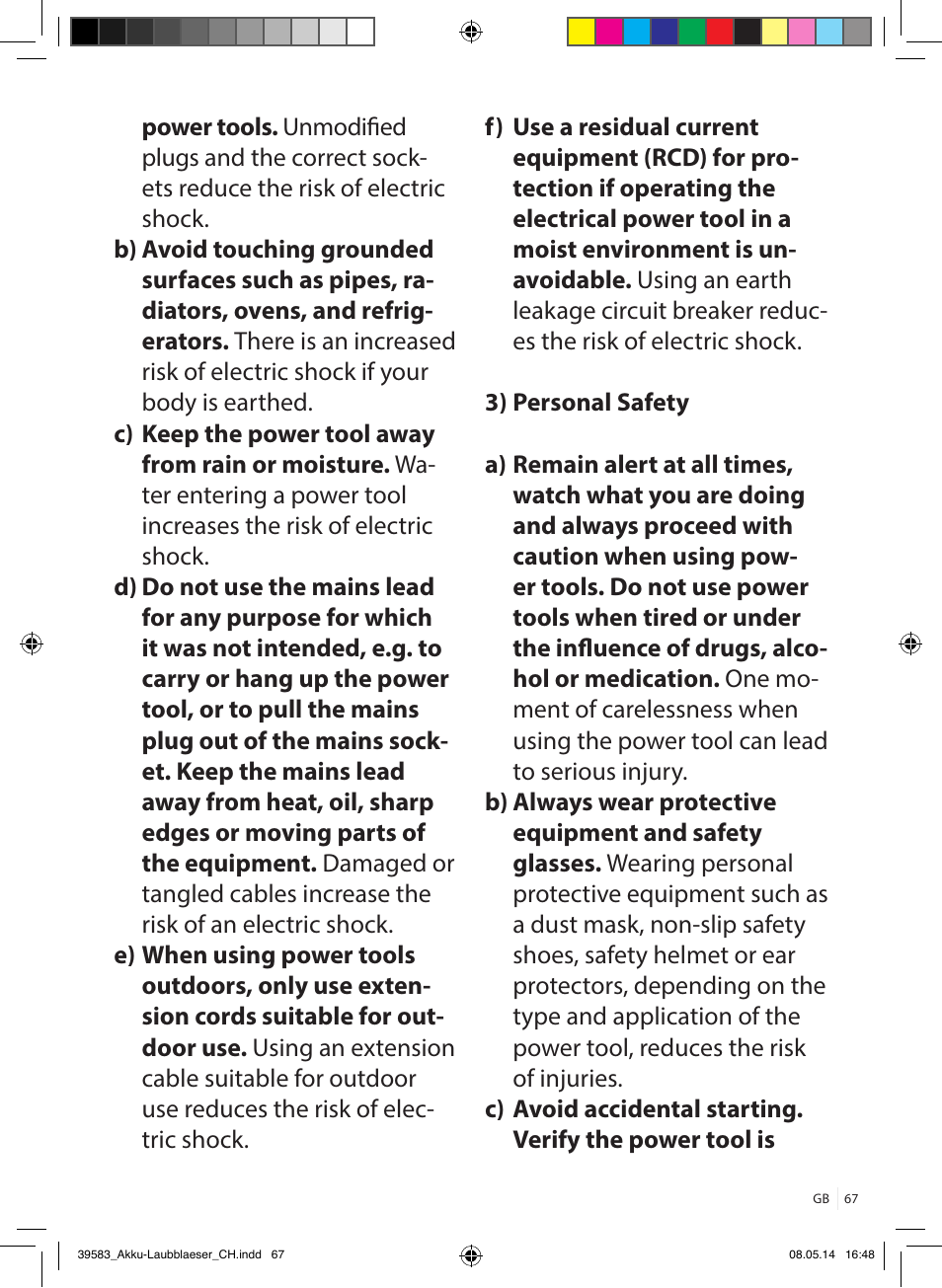 Florabest FLBA 18 A1 User Manual | Page 67 / 84