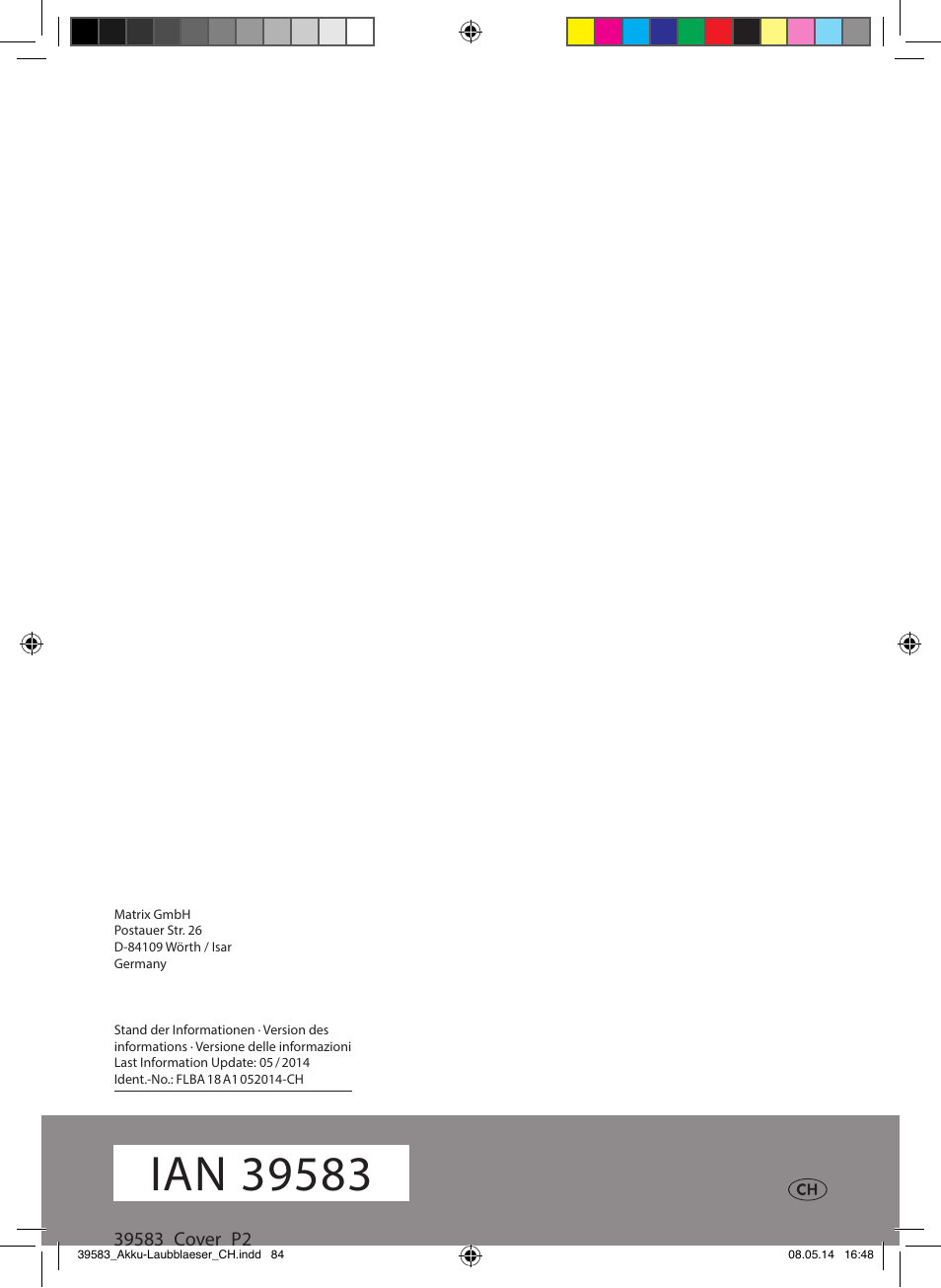 Florabest FLBA 18 A1 User Manual | Page 84 / 84