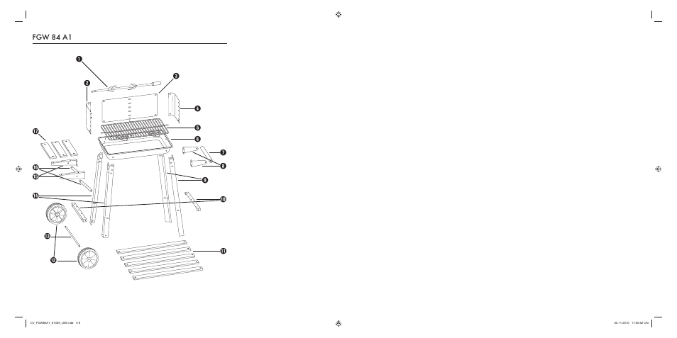 Fgw 84 a1 | Florabest FGW 84 A1 User Manual | Page 2 / 62
