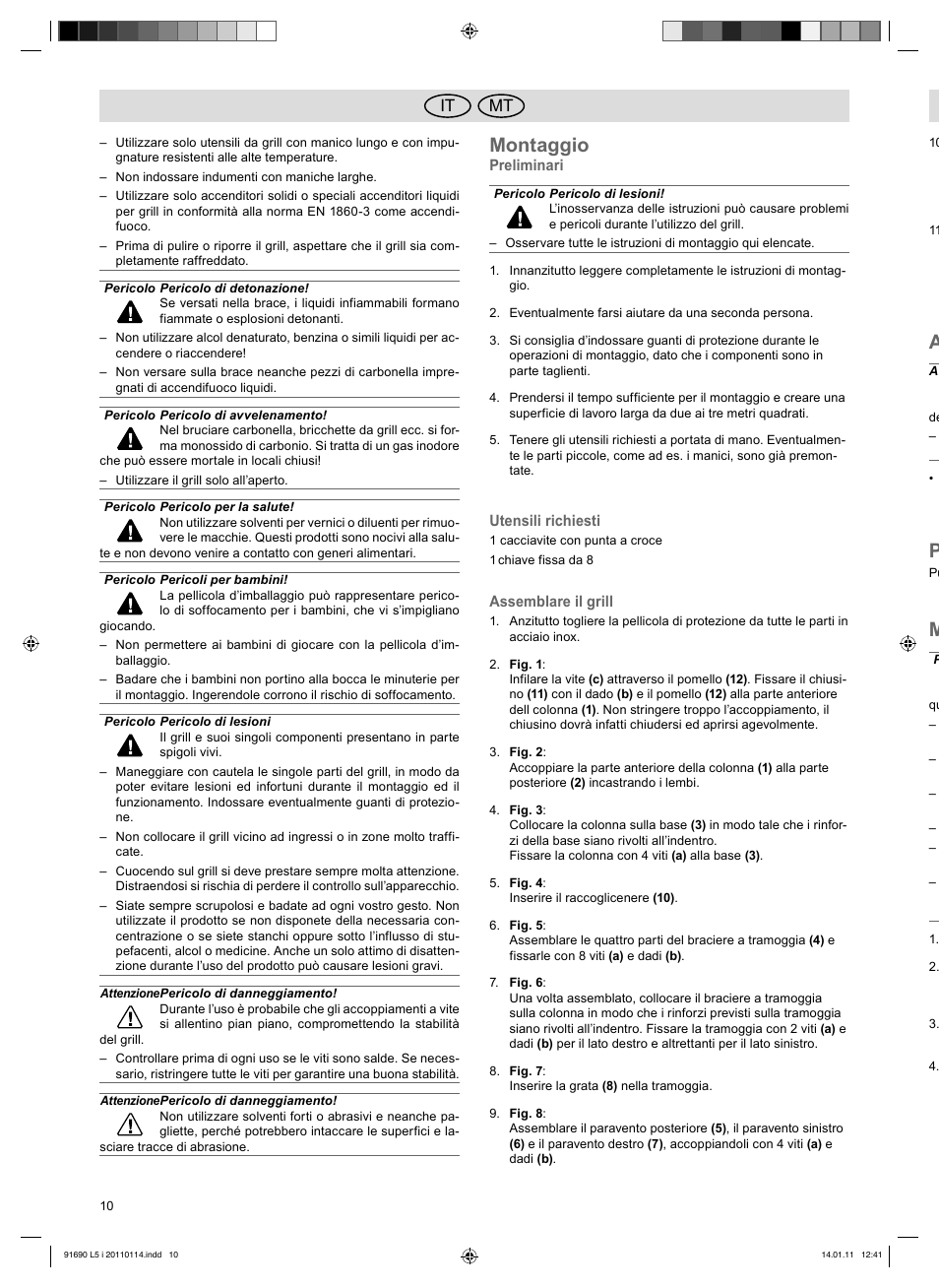 Montaggio, Mt it | Florabest HC-91690 User Manual | Page 10 / 26