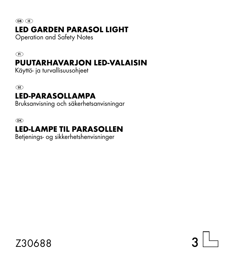 Florabest Z30688 User Manual | 21 pages