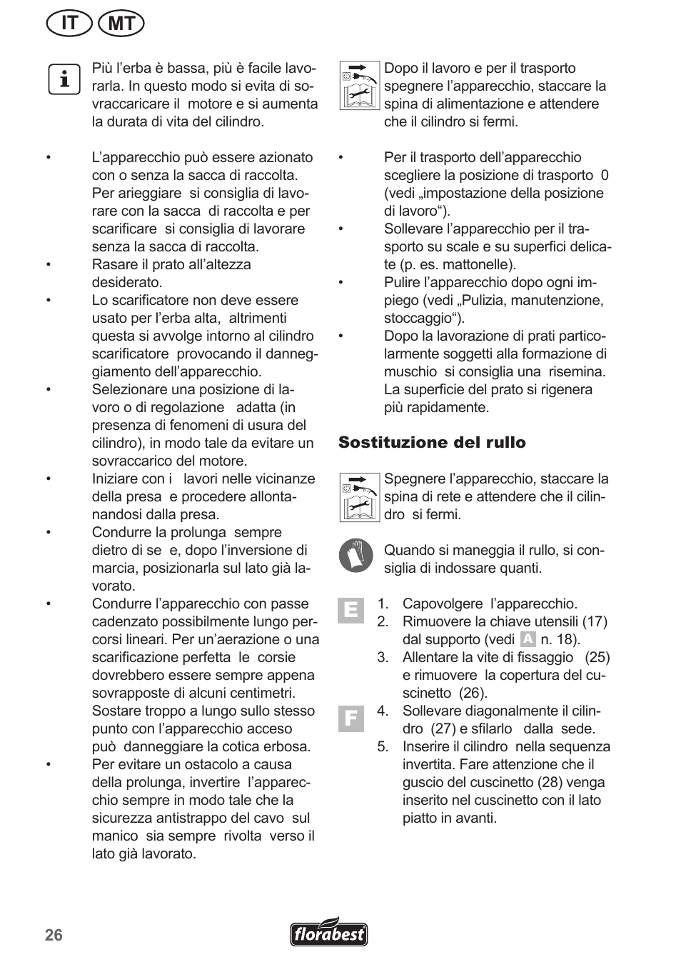 Mt it | Florabest FLV 1300 A1 User Manual | Page 26 / 74