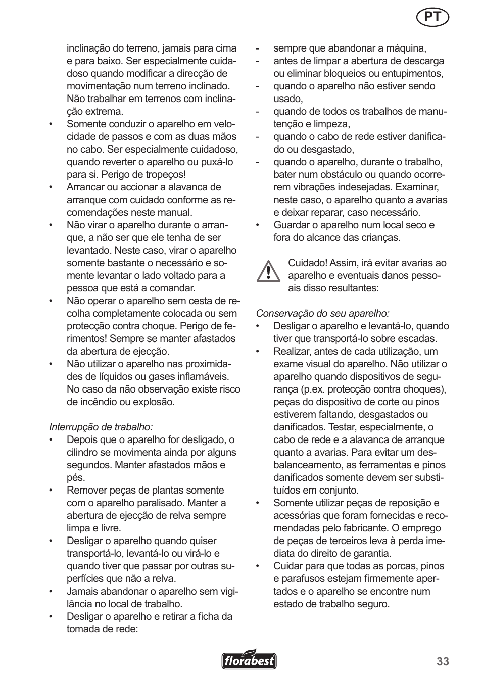 Florabest FLV 1300 A1 User Manual | Page 33 / 74