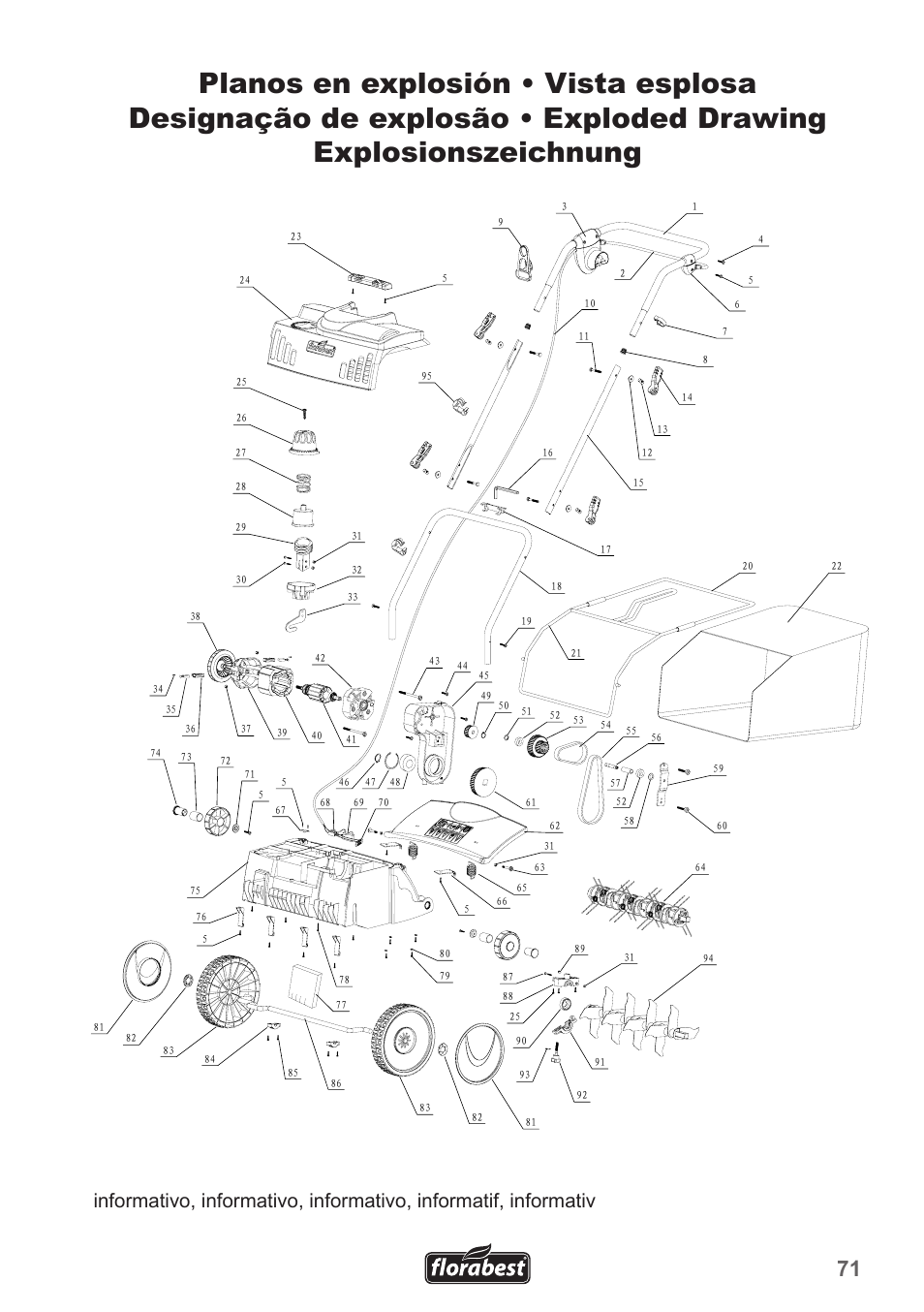 Florabest FLV 1300 A1 User Manual | Page 71 / 74