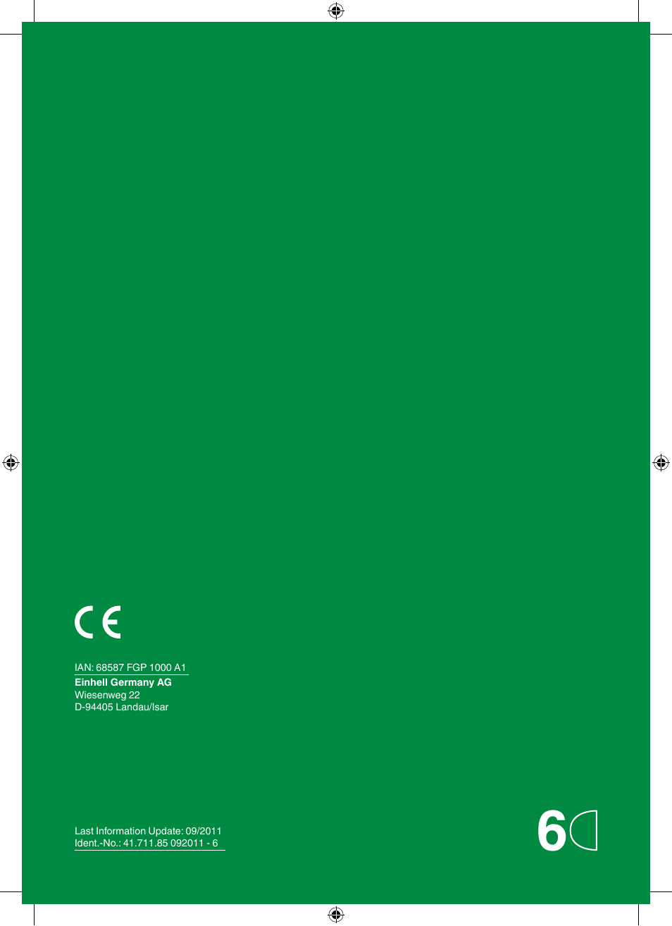 Florabest FGP 1000 A1 User Manual | Page 18 / 18