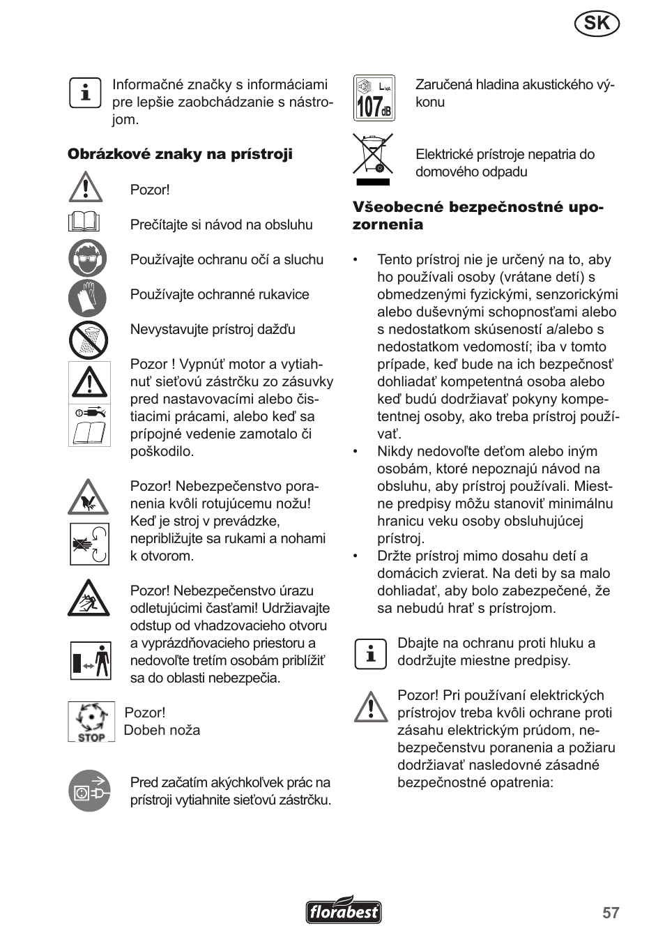 Florabest FMH 2400 B2 User Manual | Page 57 / 81