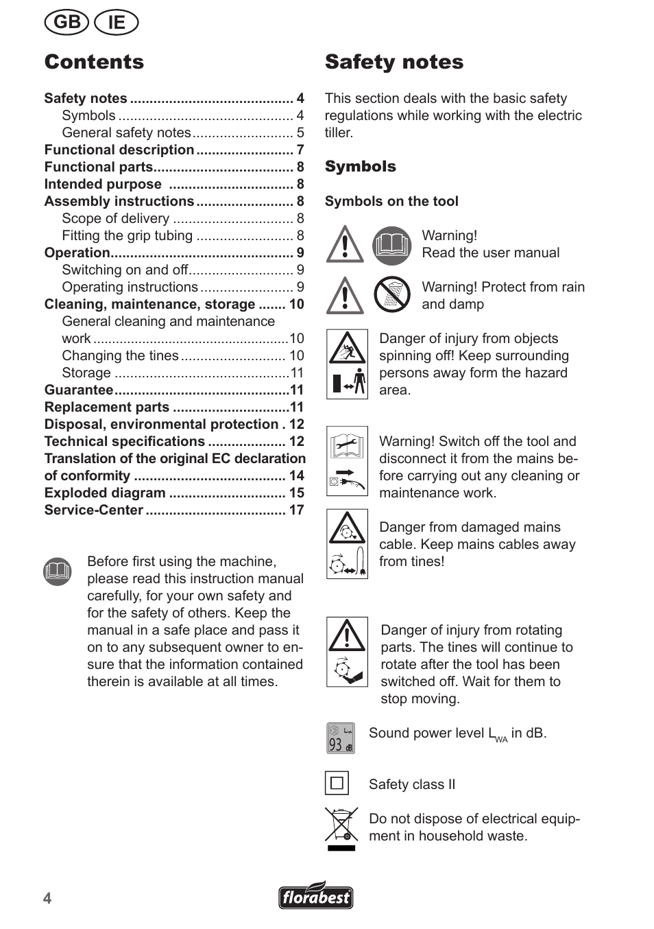 Florabest FGH 710 A1 User Manual | Page 4 / 18