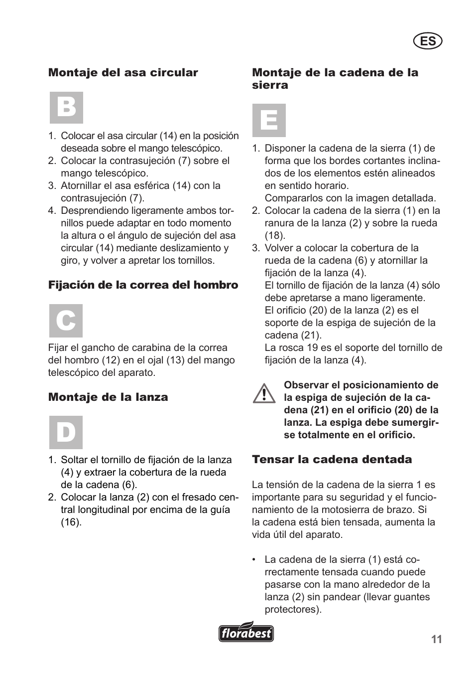 Florabest FHE 550 A1 User Manual | Page 11 / 82