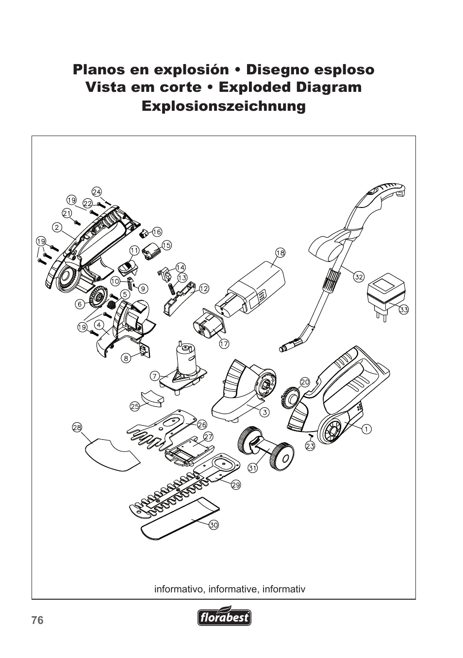 Florabest FGS 10 A1 User Manual | Page 76 / 78