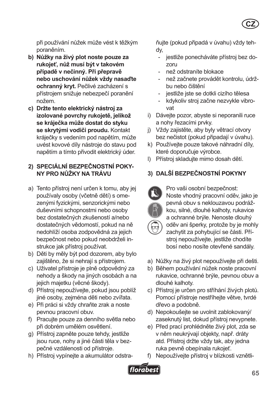 Florabest FGS 10 A1 User Manual | Page 65 / 106