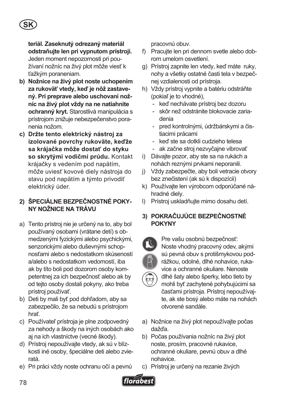 Florabest FGS 10 A1 User Manual | Page 78 / 106