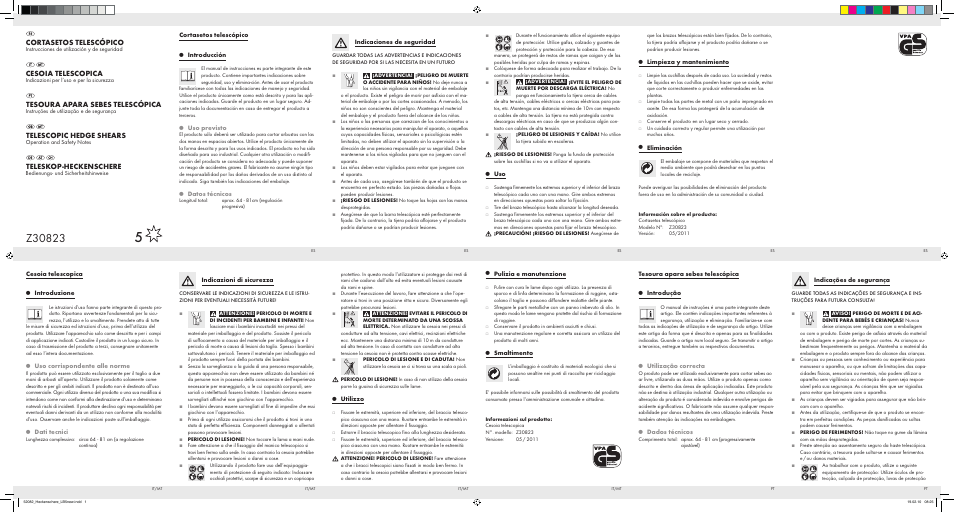 Florabest Z30823 User Manual | 2 pages
