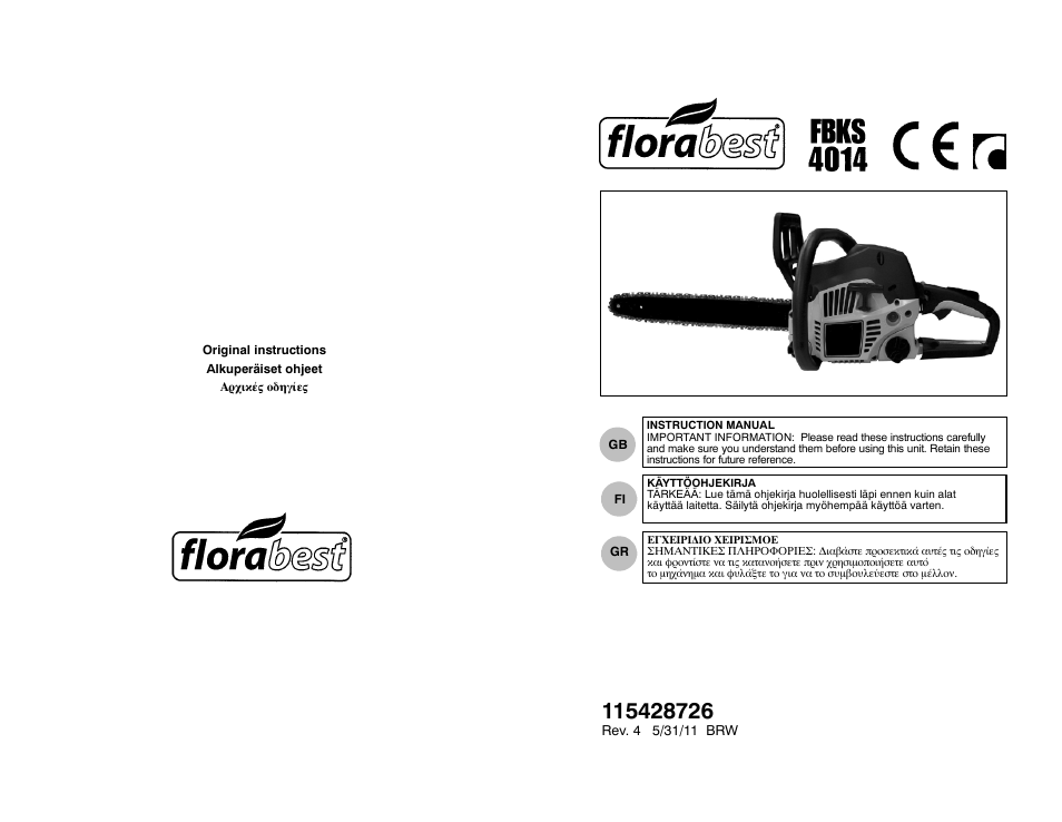 Florabest FBKS 4015 User Manual | 32 pages