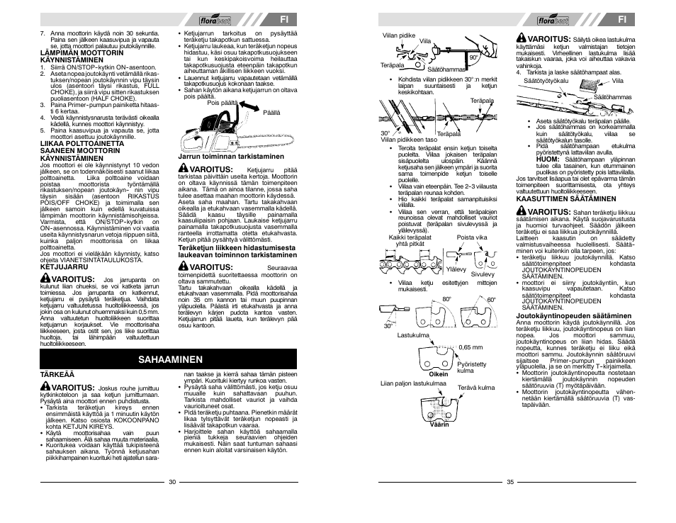 Sahaaminen | Florabest FBKS 4015 User Manual | Page 30 / 32