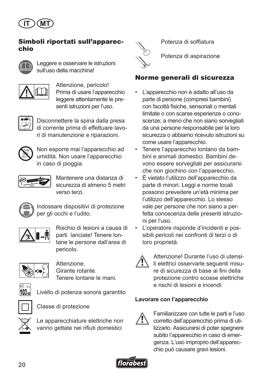 It mt | Florabest FLB 2500 A2 User Manual | Page 20 / 79