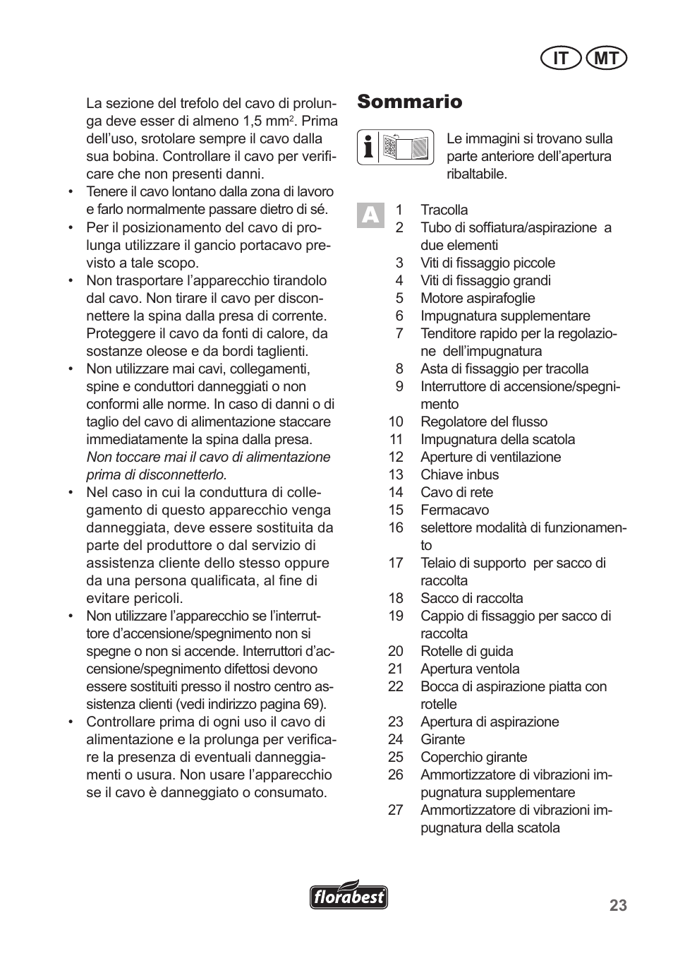 Florabest FLB 2500 A2 User Manual | Page 23 / 79