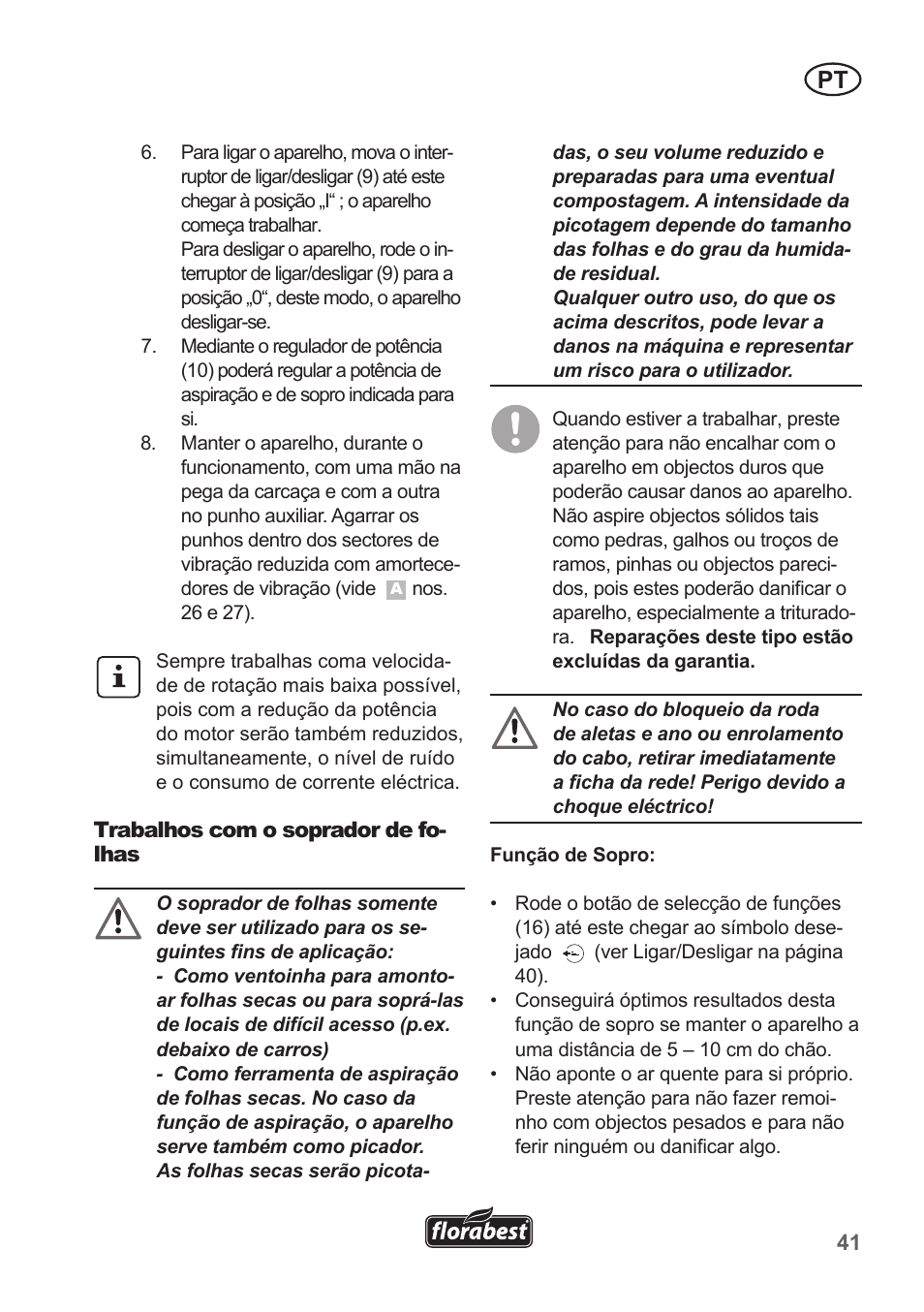 Florabest FLB 2500 A2 User Manual | Page 41 / 79
