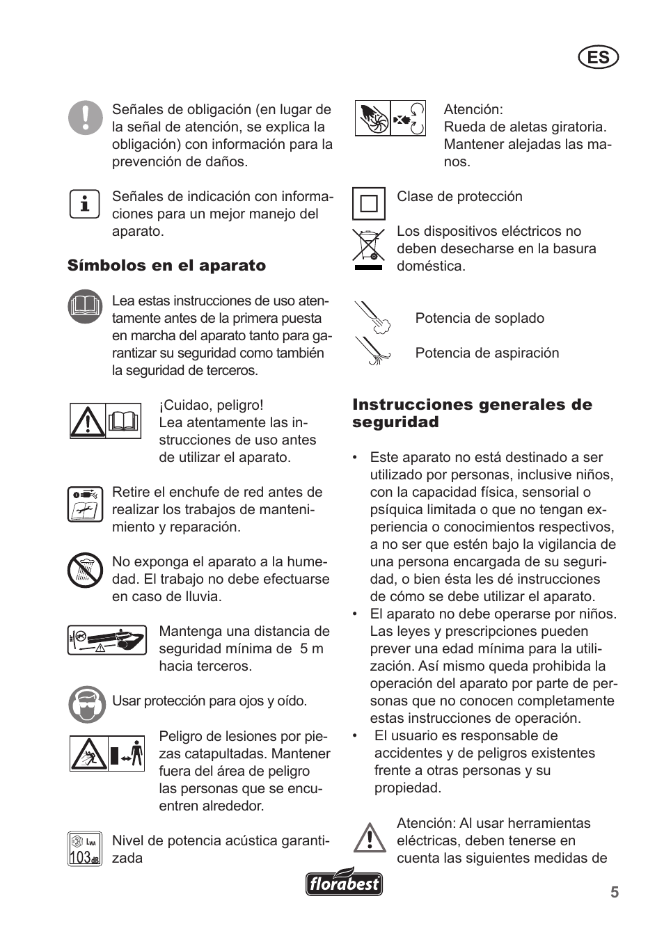 Florabest FLB 2500 A2 User Manual | Page 5 / 79