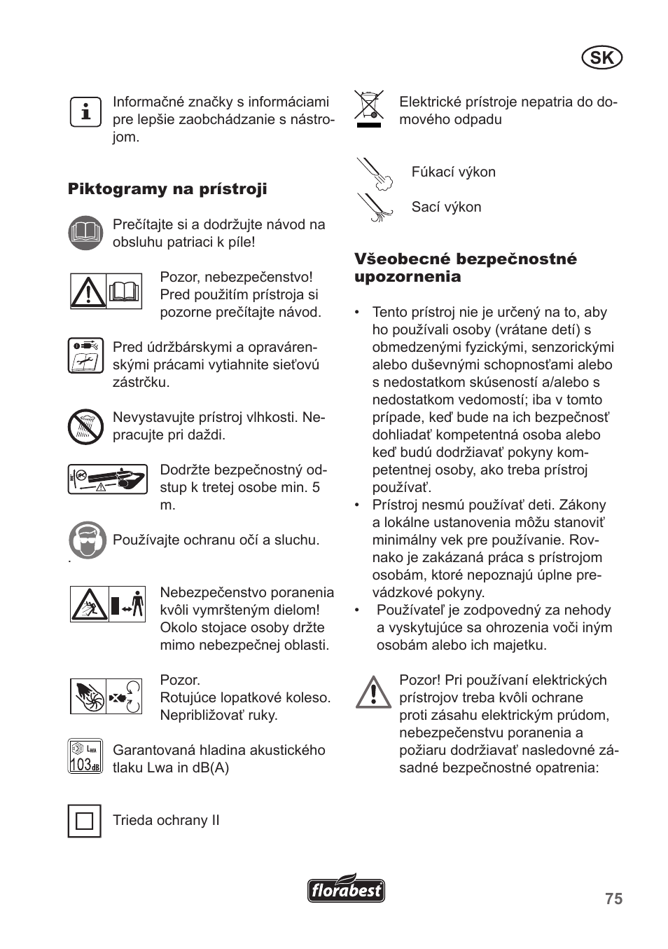 Florabest FLB 2500 A3 User Manual | Page 75 / 110