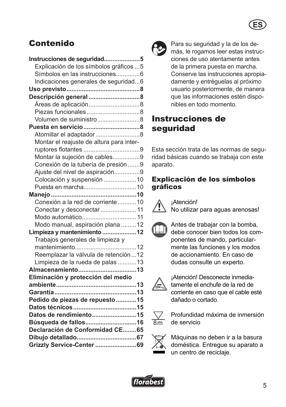 Florabest FTP 400 A1 User Manual | Page 5 / 70