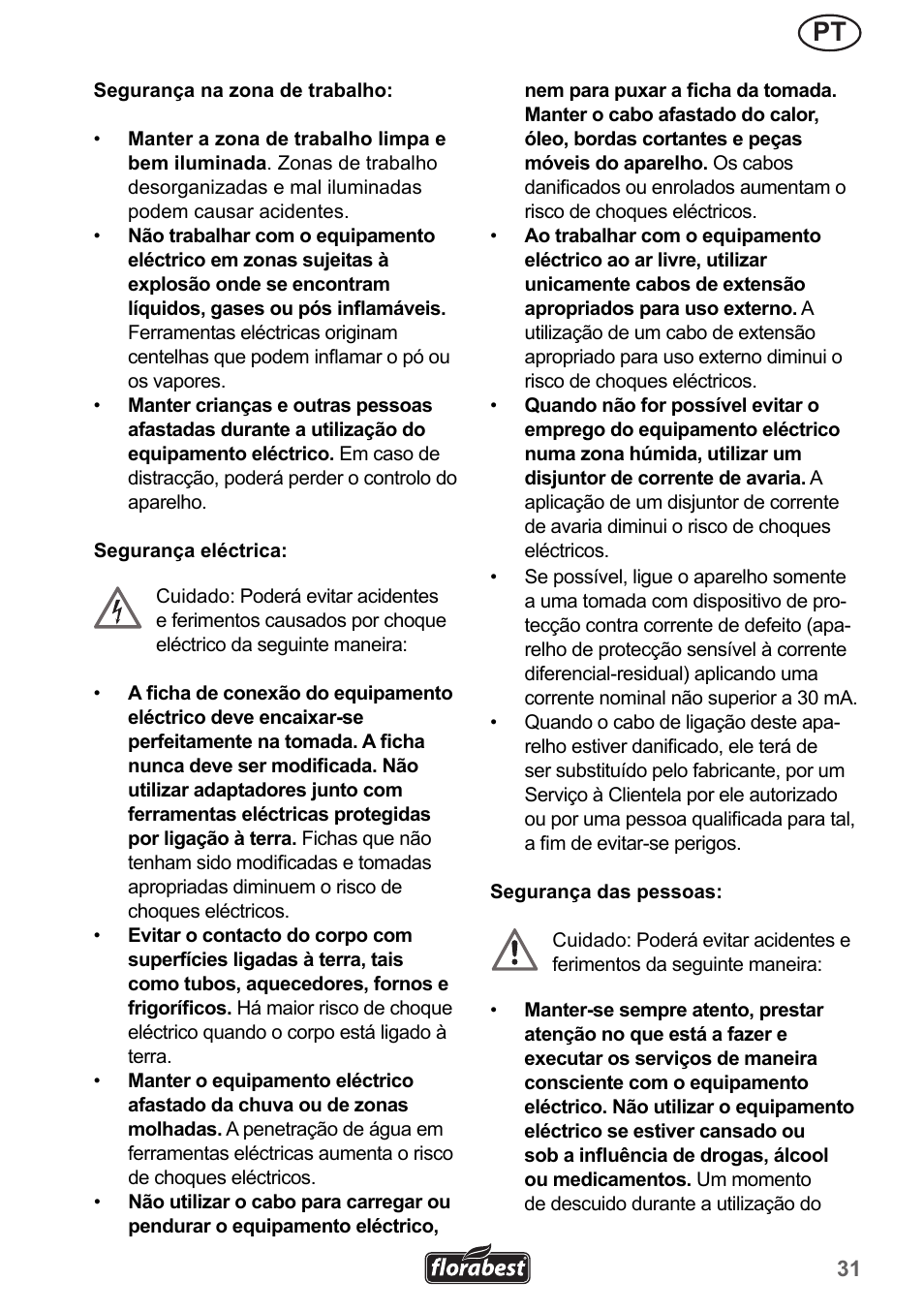 Florabest FHL 900 A1 User Manual | Page 31 / 70