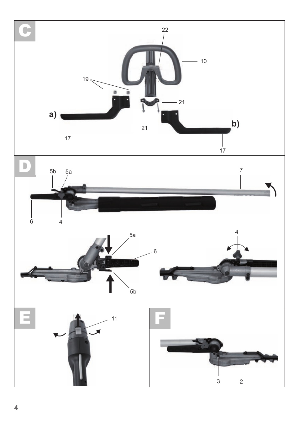 Cd e f | Florabest FHL 900 A1 User Manual | Page 4 / 70