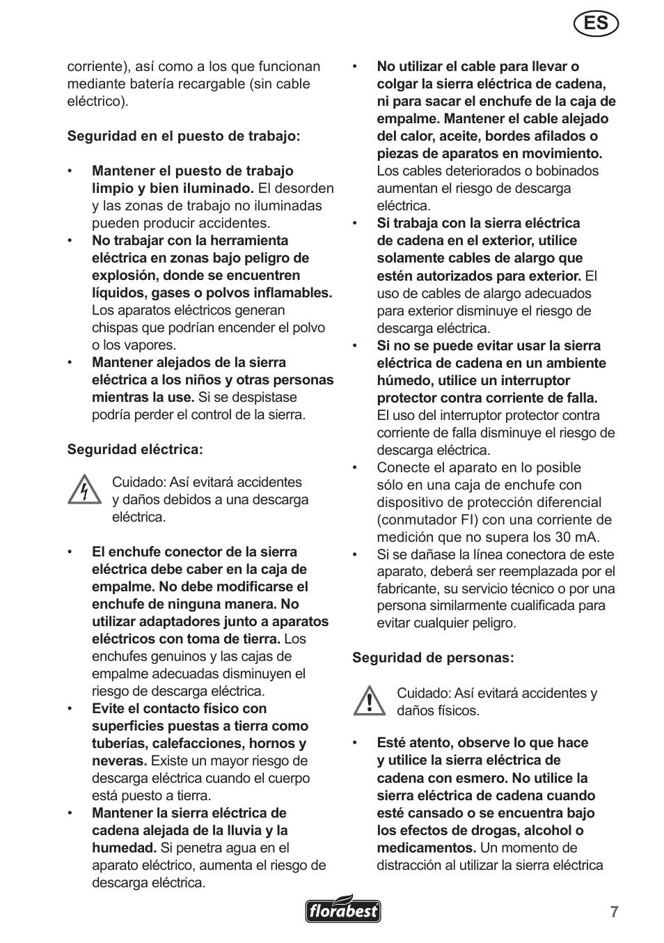 Florabest FHL 900 A1 User Manual | Page 7 / 70