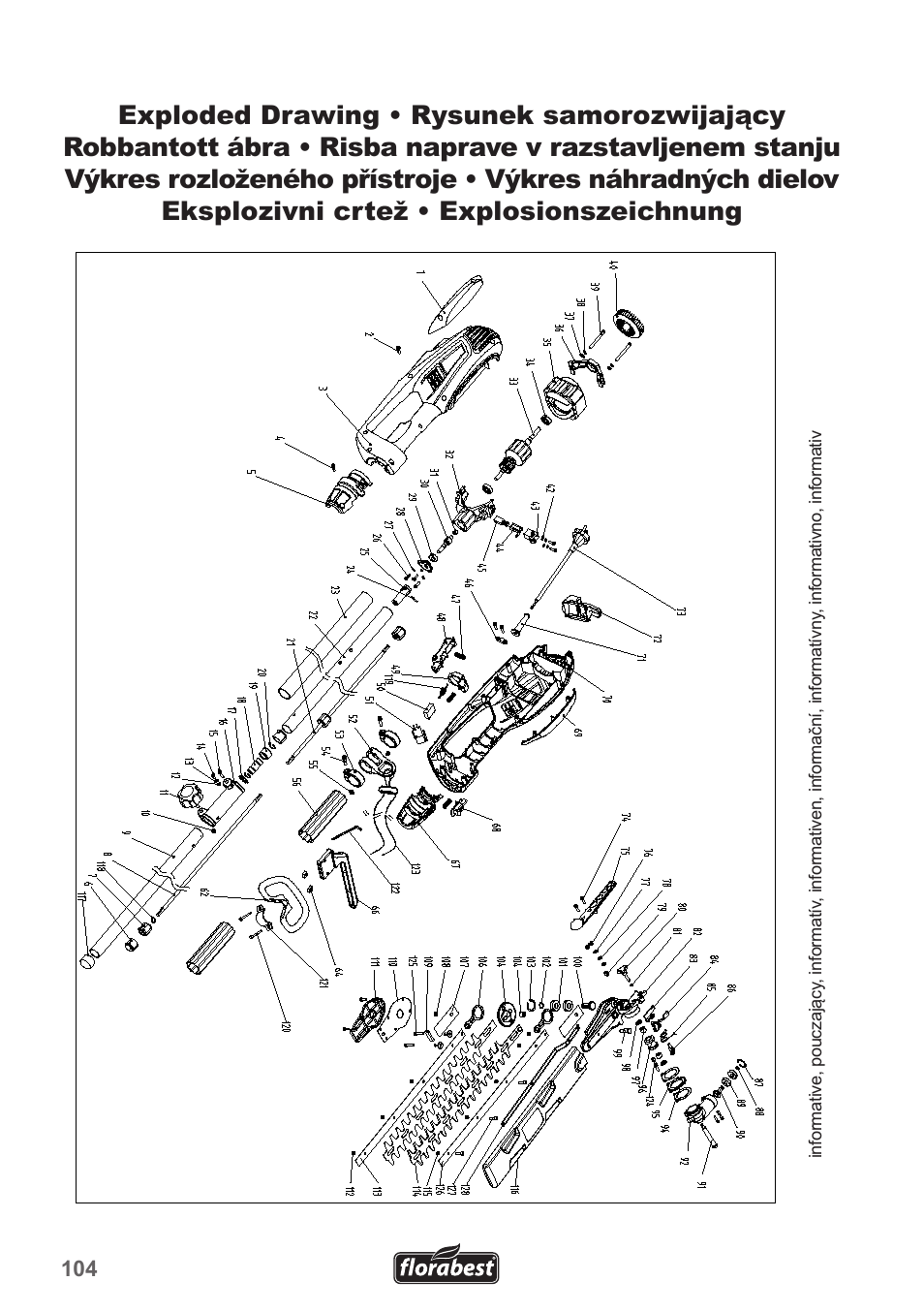 Florabest FHL 900 A1 User Manual | Page 104 / 106