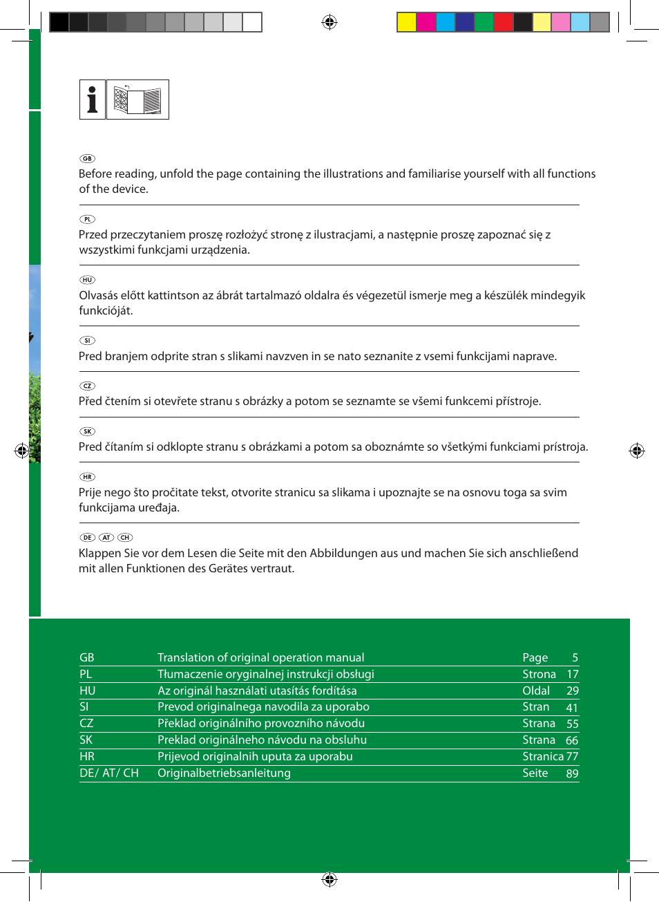 Florabest FHL 900 A1 User Manual | Page 2 / 106