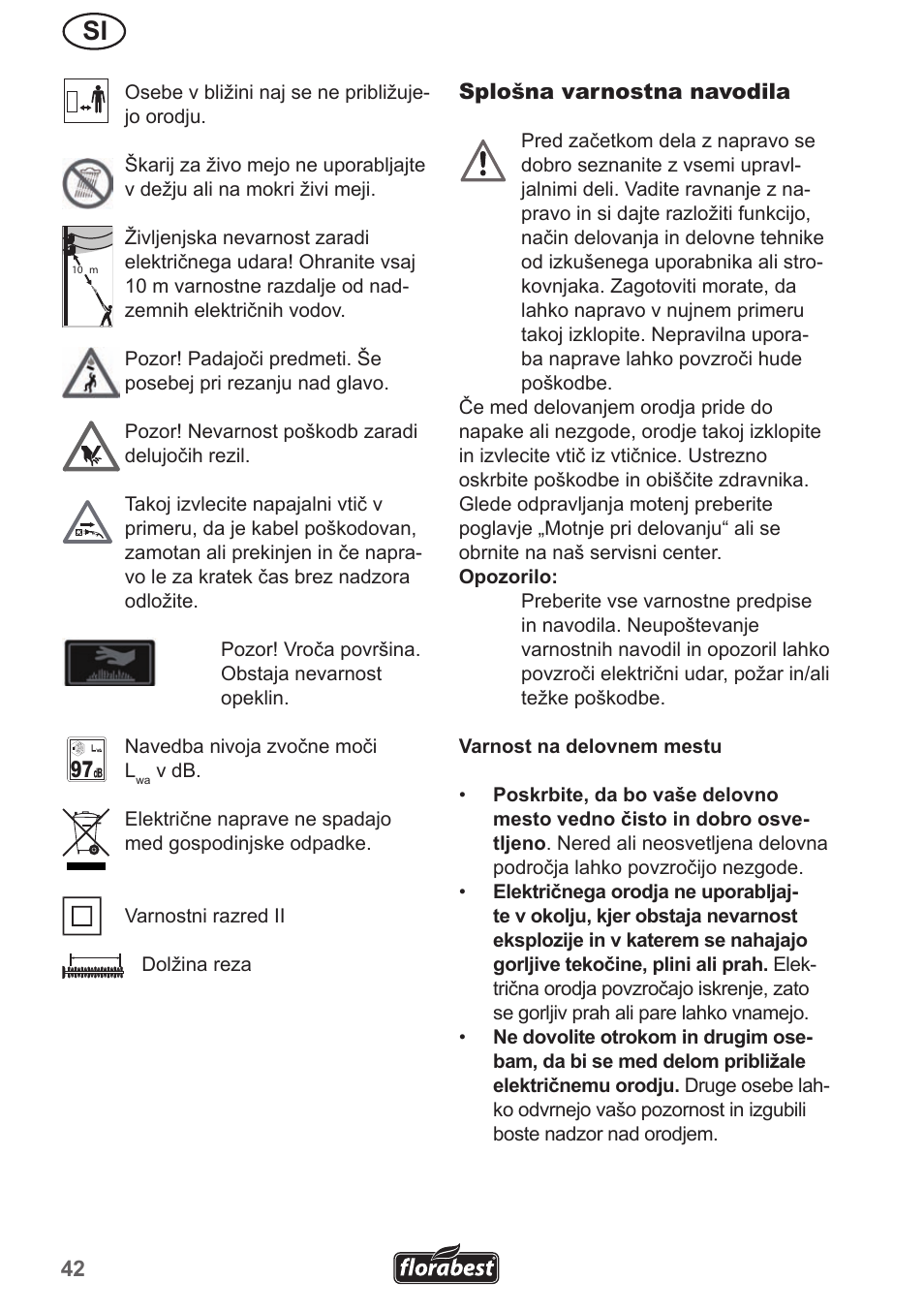 Florabest FHL 900 A1 User Manual | Page 42 / 106