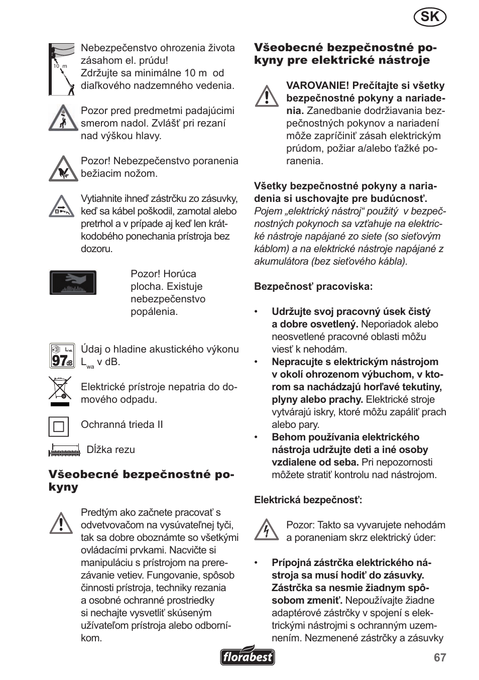 Florabest FHL 900 A1 User Manual | Page 67 / 106