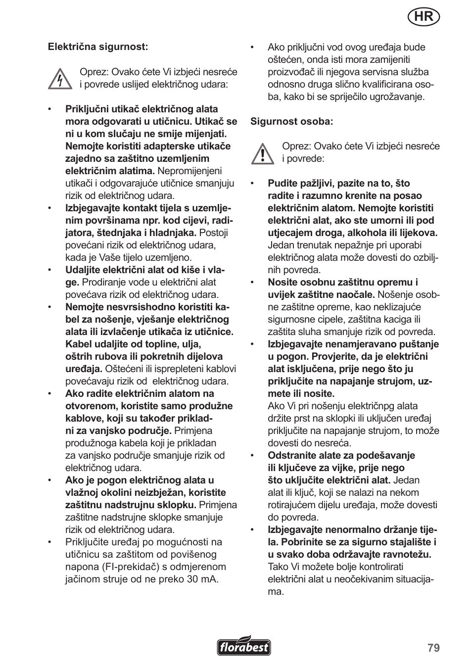 Florabest FHL 900 A1 User Manual | Page 79 / 106