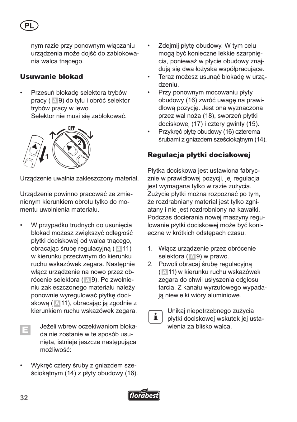 Florabest FLH 2500 A1 User Manual | Page 32 / 94