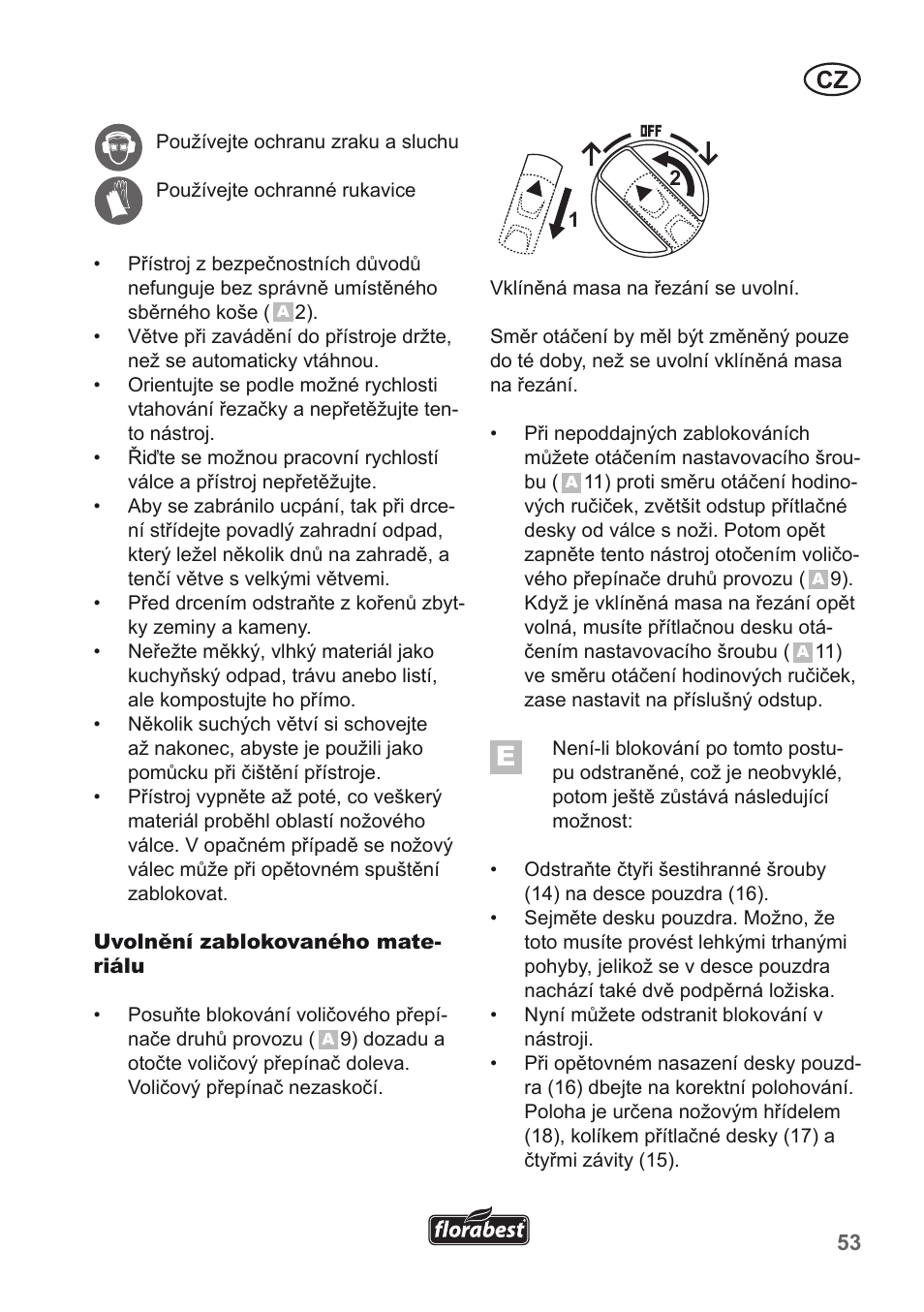 Florabest FLH 2500 A1 User Manual | Page 53 / 94