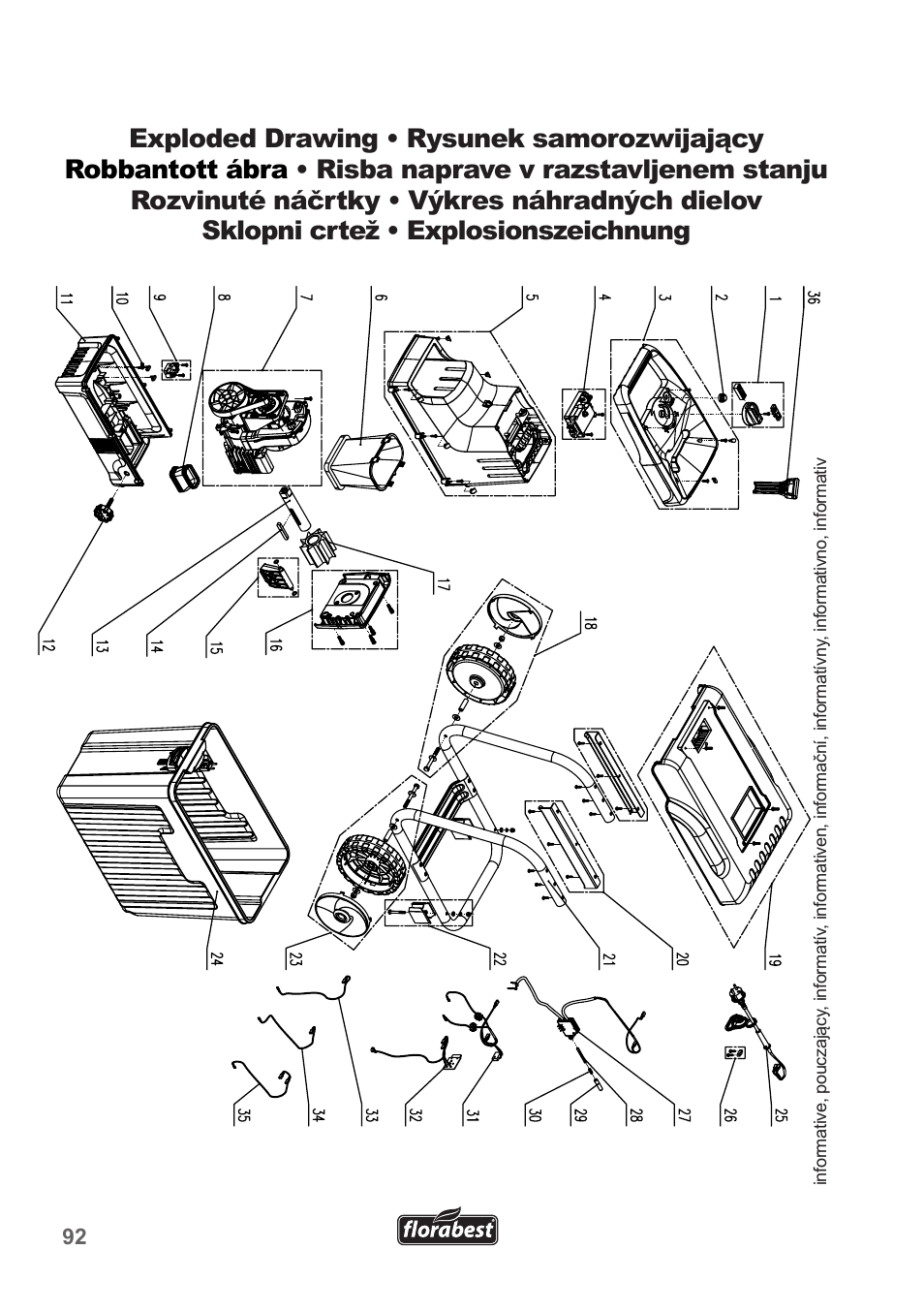 Florabest FLH 2500 A1 User Manual | Page 92 / 94