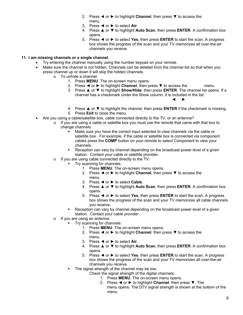 Dynex DX-L26-10A User Manual | Page 6 / 11