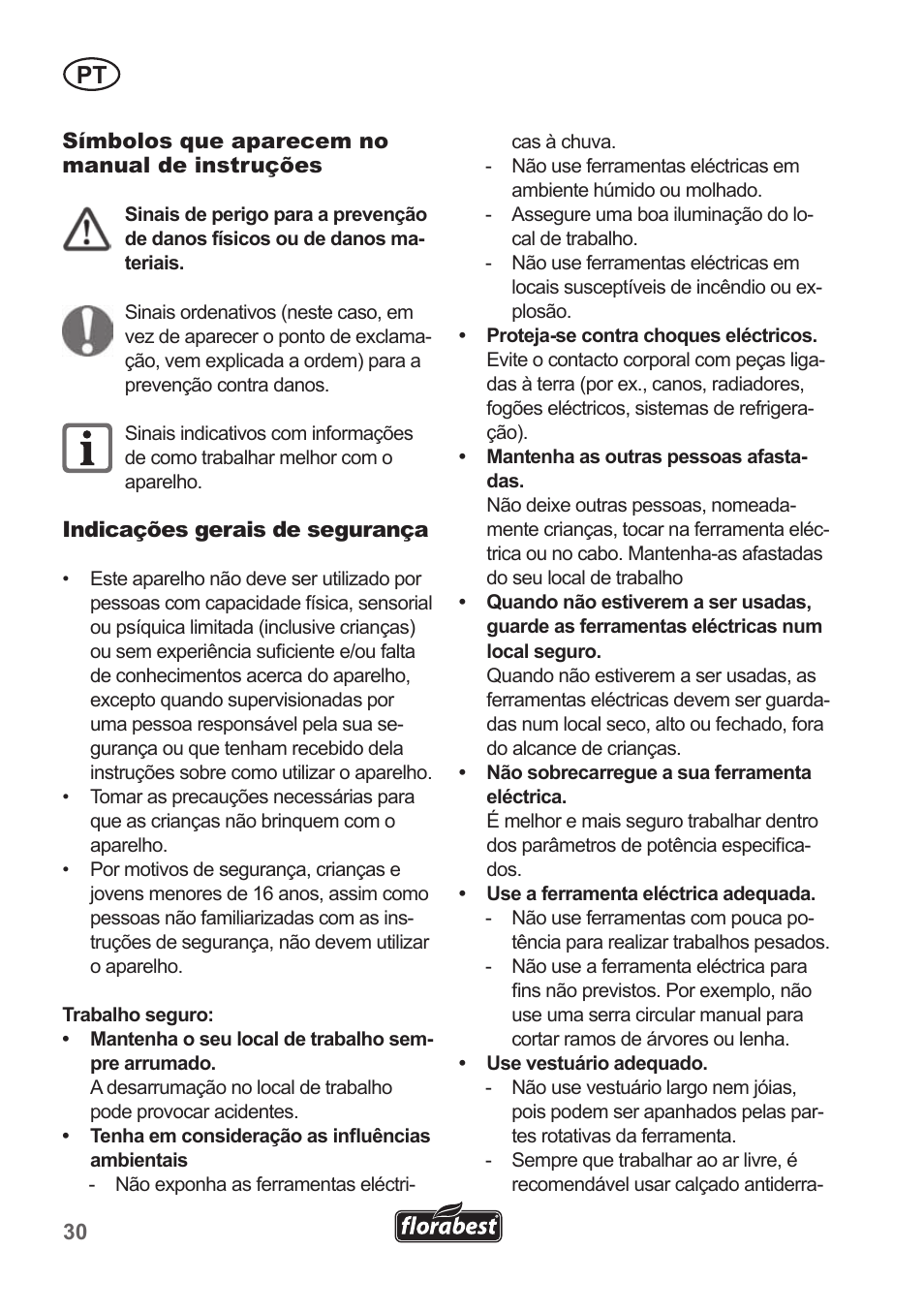 Florabest FSG 85 B1 User Manual | Page 30 / 58