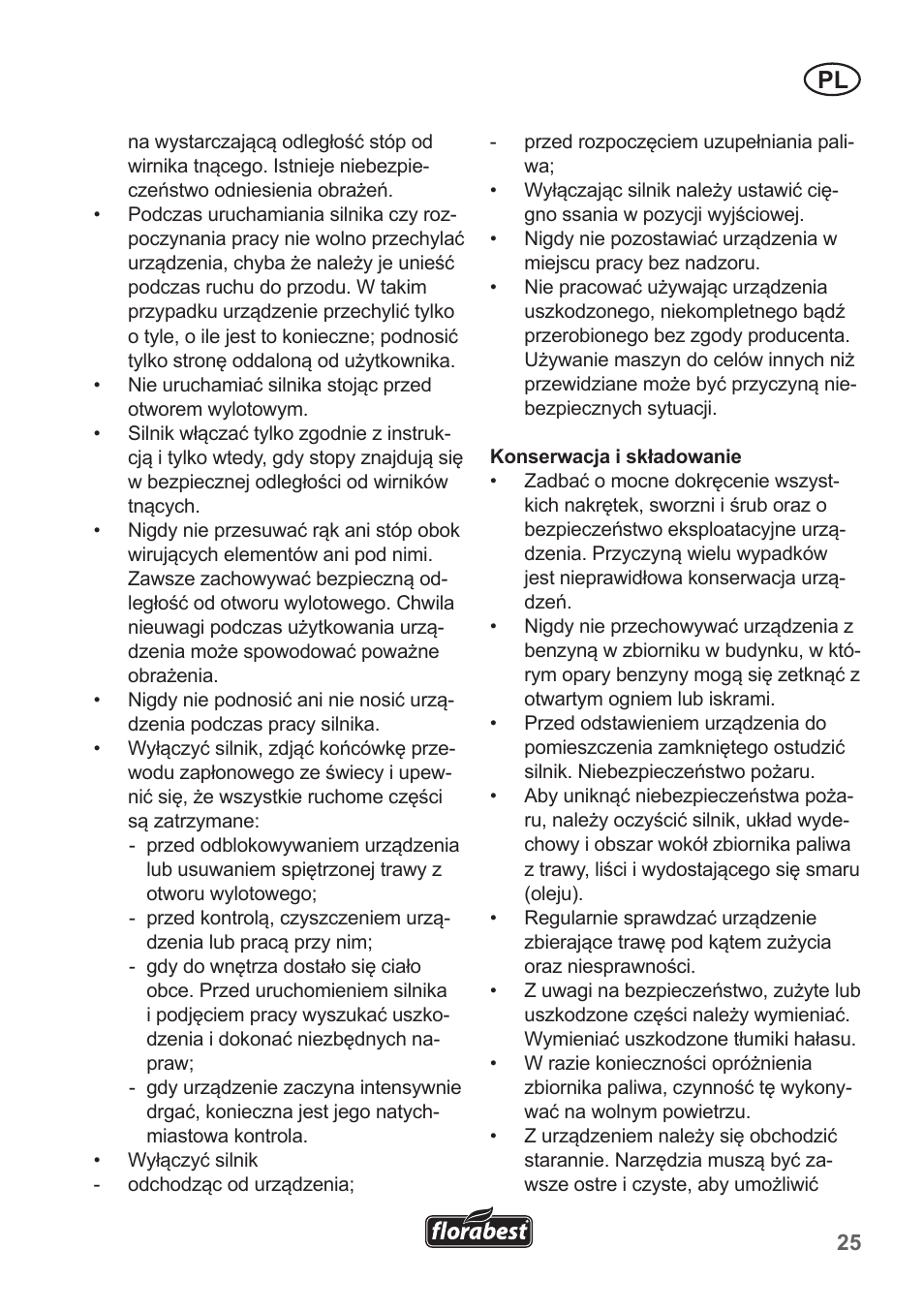 Florabest FBM 135 A1 User Manual | Page 25 / 132