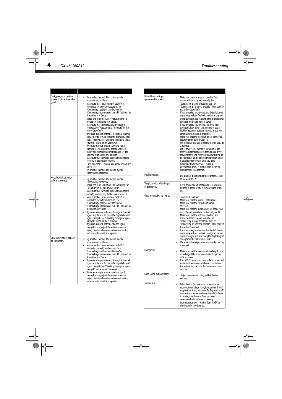 Dynex DX-46L260A12 User Manual | Page 6 / 12