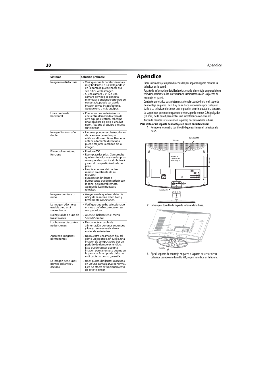 Apéndice | Dynex DX-LCD19-09 User Manual | Page 30 / 36