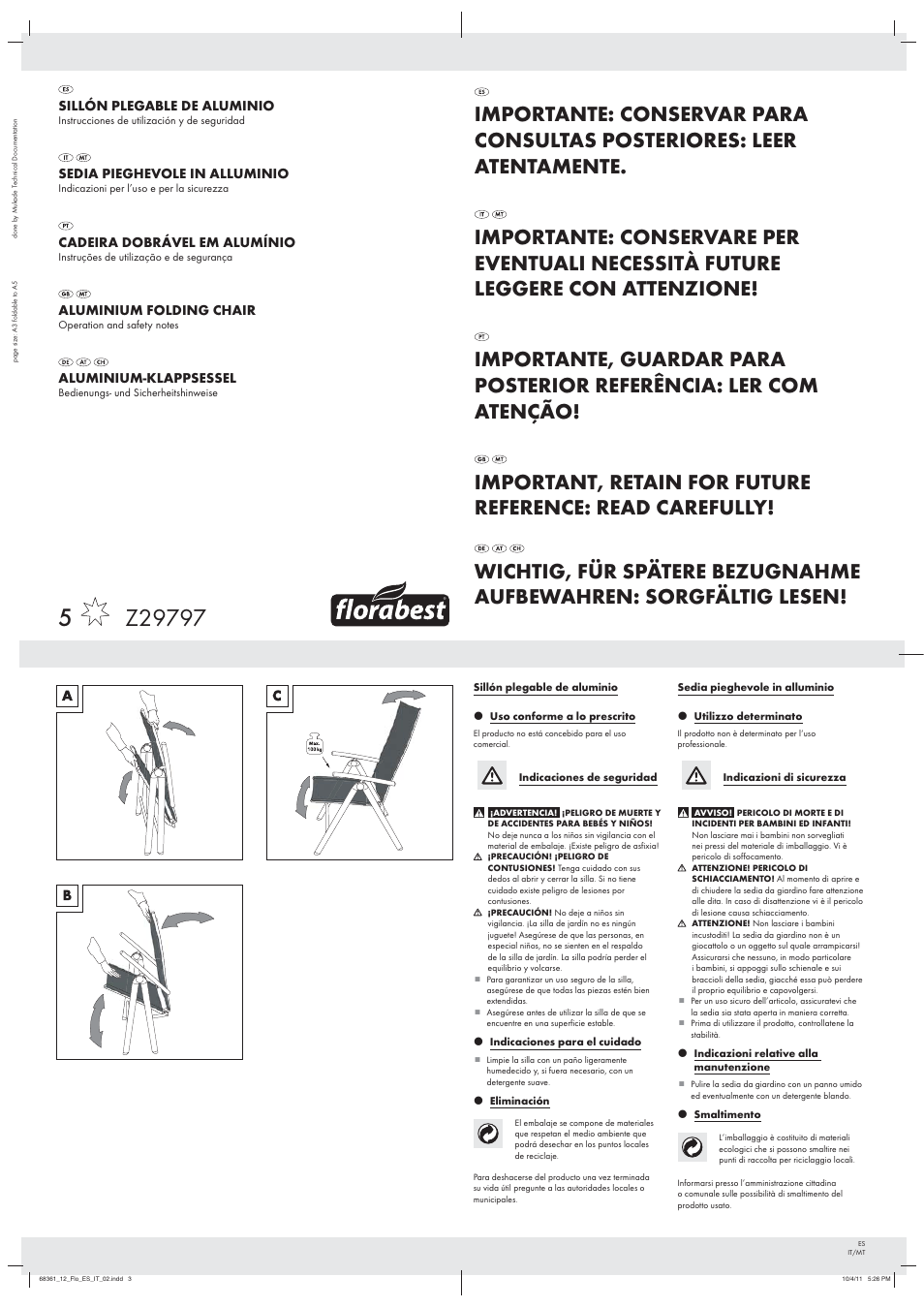 Florabest Z29797 User Manual | 2 pages