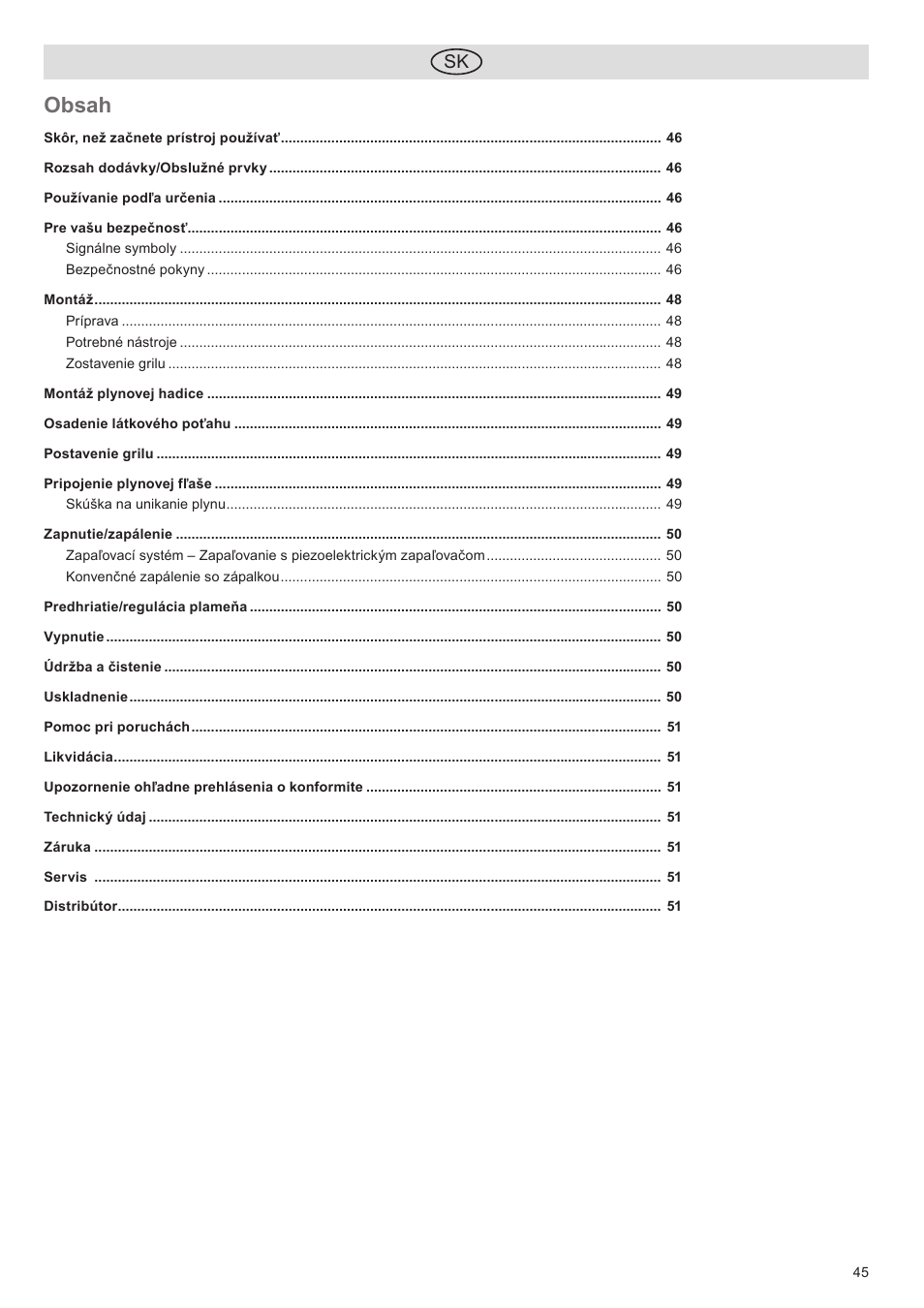 Florabest FGG 5.5 A1 User Manual | Page 45 / 76