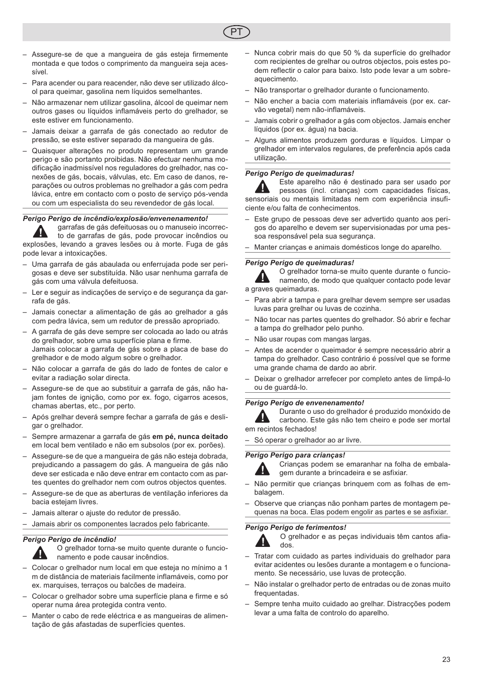 Florabest FGG 5.5 A1 User Manual | Page 23 / 44