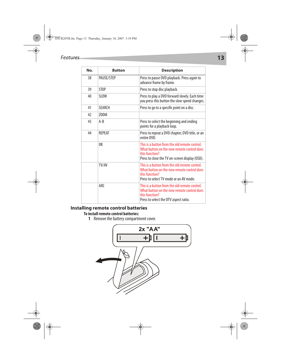 Dynex DX-R20TR User Manual | Page 14 / 67